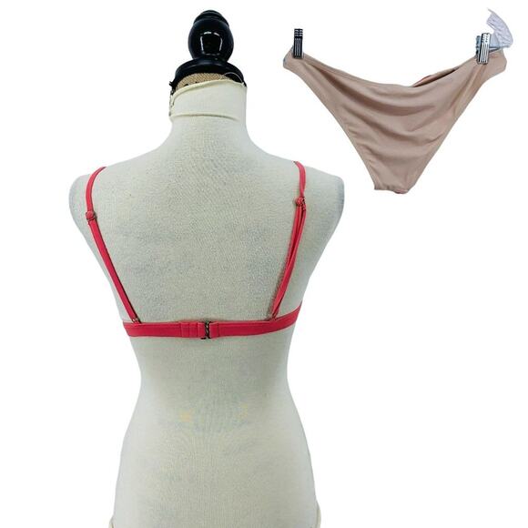 Hula Honey Colorblocked Molded Cup Push-Up Bikini Set Womens Large - Picture 14 of 14